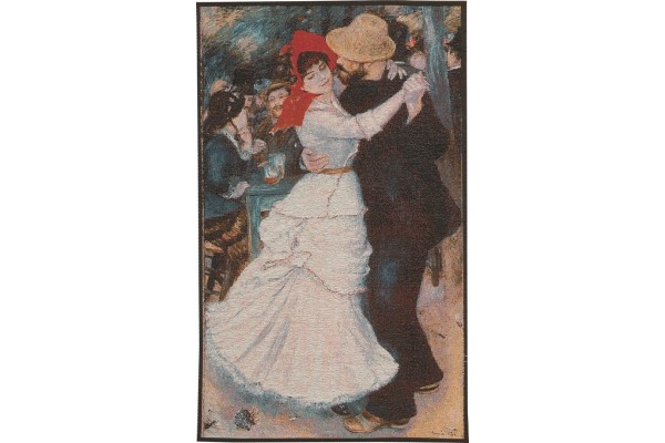 Gobelín Tapisserie Danse a  Bougival, Pierre-Auguste Renoir